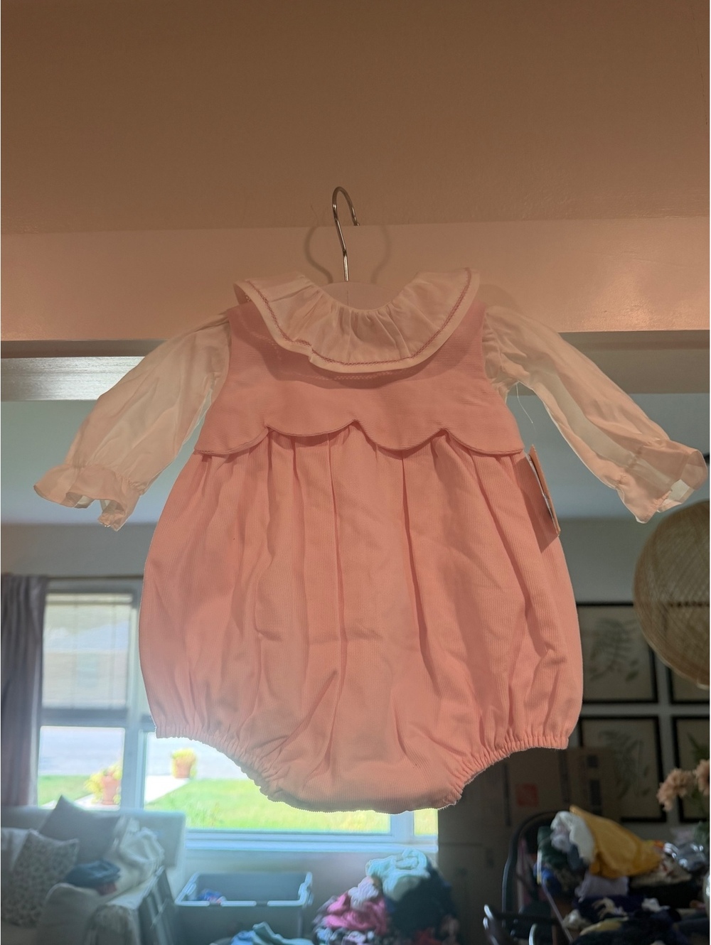 Sophie & Lucas Scalloped Baby Jumper